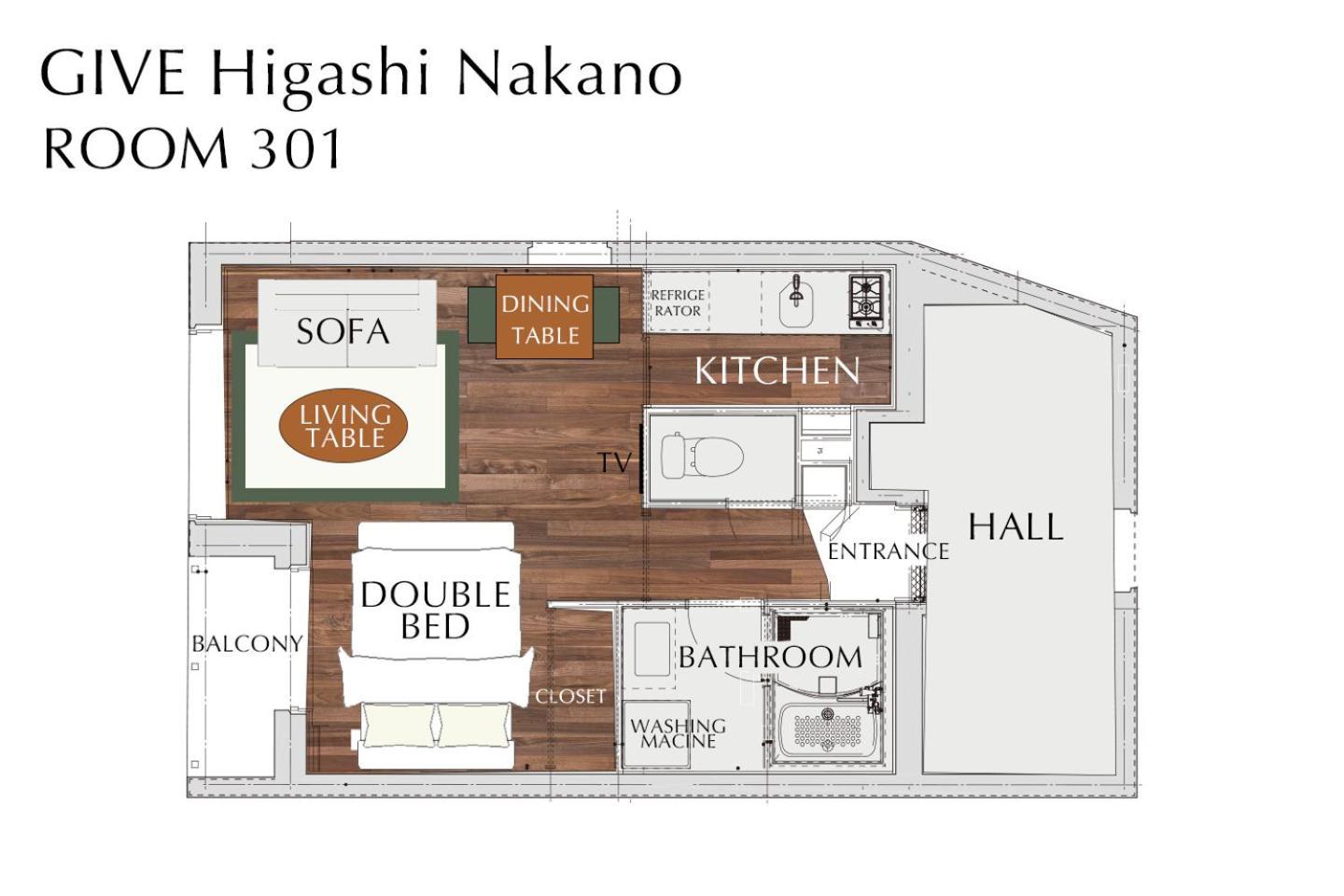Give Higashi Nakano Tokyo Dış mekan fotoğraf