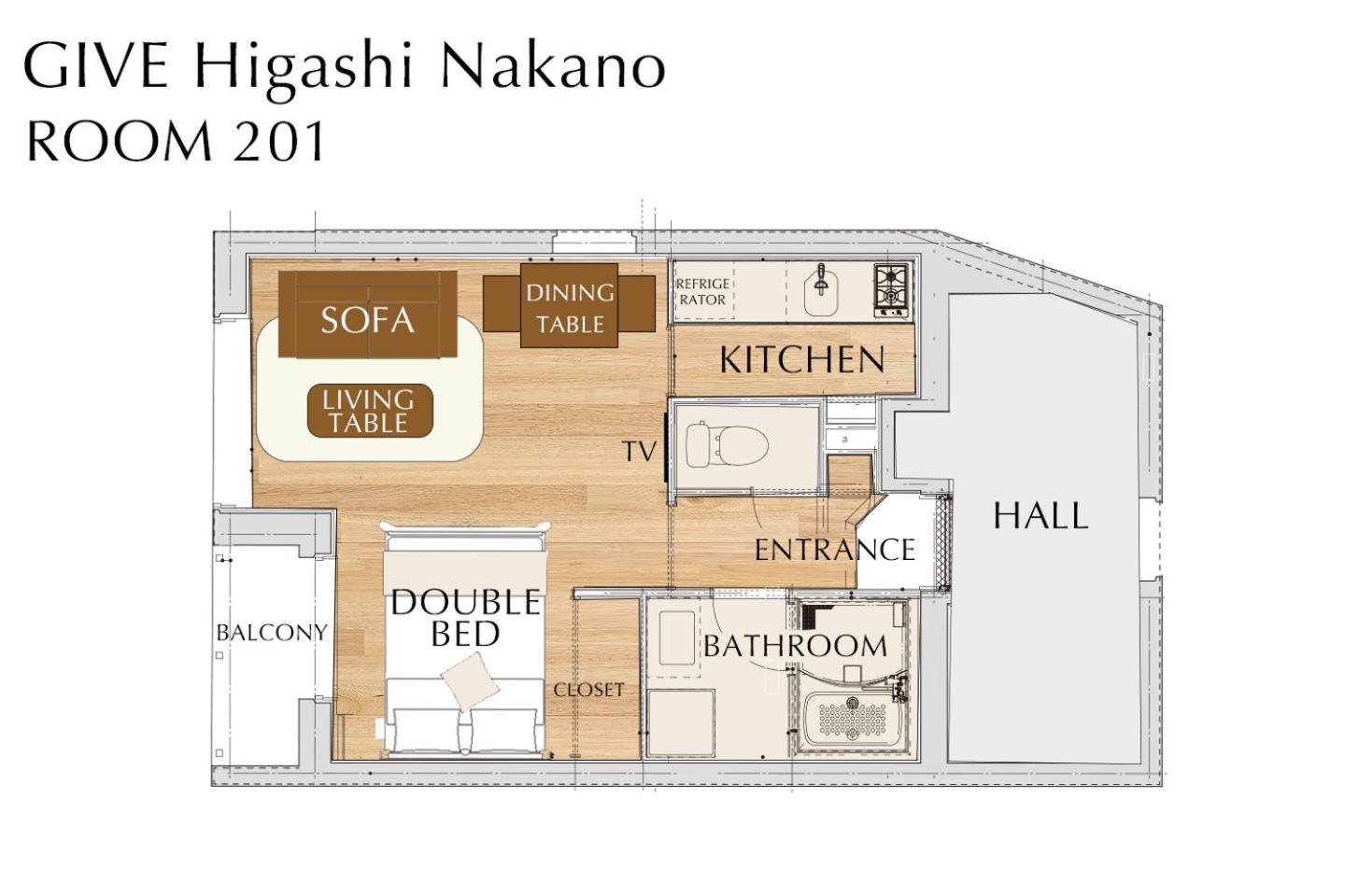 Give Higashi Nakano Tokyo Dış mekan fotoğraf